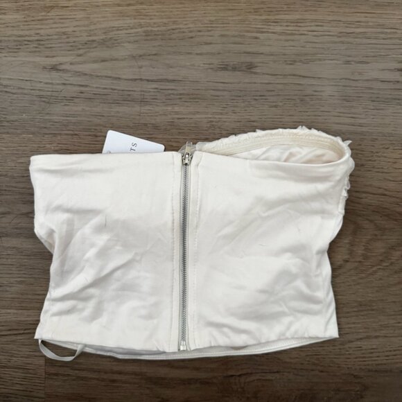 Saints and Secrets Matching Set (Maxi Skirt and Tube Top) - Butter Yellow - Picture 9 of 13